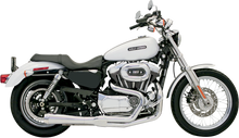 BASSANI XHAUST Road Rage Exhaust - Chrome - Short - '04-'13 XL 14112J