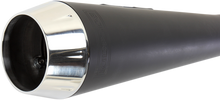 BASSANI XHAUST Road Rage Exhaust - Black - Short - '06-'17 FXD 13122J