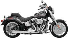 BASSANI XHAUST 2:1 Exhaust - Chrome - Short - Softail 12112J