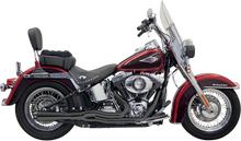 BASSANI XHAUST Mega Power Exhaust - Black - Short - FXS/FLS 1S12RB