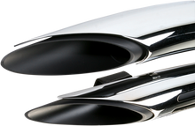 BASSANI XHAUST Sweeper Exhaust - Black/Chrome 1SD2F