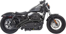 BASSANI XHAUST Radial Sweepers Exhaust System - Black - XL 1X2FB