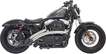 BASSANI XHAUST Radial Sweepers Exhaust System - Chrome - XL 1X2FC