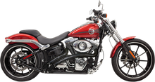 BASSANI XHAUST Sweeper Exhaust - Black/Black 1SD2FBB