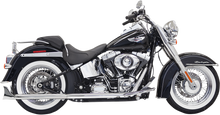 BASSANI XHAUST True Duals Exhaust System with Fishtail Mufflers - 30" - Softail 1S46E-30