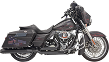 BASSANI XHAUST Down Under Exhaust - Black - Straight Can 1F76RB