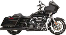 BASSANI XHAUST B4 2:1 Exhaust - Black - Straight Can 1F58RB