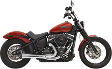BASSANI XHAUST 2-into-1 Road Rage Exhaust System - Chrome 1S72R