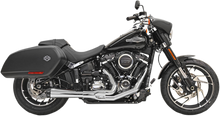 BASSANI XHAUST 2-into-1 Road Rage Exhaust System - Chrome 1S81R