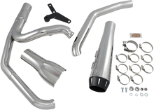 BASSANI XHAUST 2-into-1 Road Rage Exhaust System - Chrome 1S94R