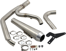 BASSANI XHAUST 2-into-1 Road Rage Exhaust System - Stainless 1S81SS