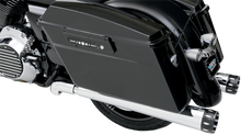 BASSANI XHAUST Megaphone Mufflers - Chr/Pol - Tapered - Performance Baffle FLH-517L