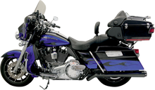 BASSANI XHAUST Mega Power Pseudo Muffler - Black - '09 - '20 FL 1F49RB