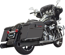 BASSANI XHAUST DNT Straight Can Mufflers for '95-'16 FL - Black 1F7DNT5B