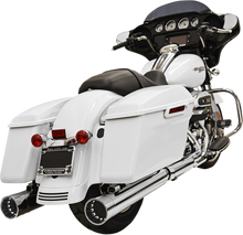 BASSANI XHAUST DNT Straight Can Mufflers for FL - Chrome 1F72DNT6