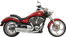 BASSANI XHAUST Pro-Street Exhaust - Chrome - Turnout 6V23D