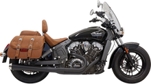 BASSANI XHAUST 2:1 Exhaust - Black - Long - Scout 8S11JB