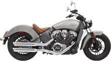 BASSANI XHAUST 3" Mufflers - Chrome - Scout 8S17SC