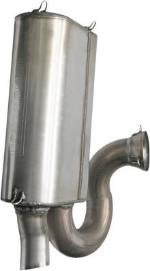 BASSANI XHAUST Muffler - Stainless Steel - Slingshot 6S17