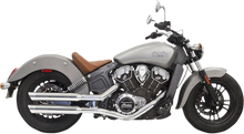 BASSANI XHAUST 3" Mufflers for Scout - Chrome 8S27SC