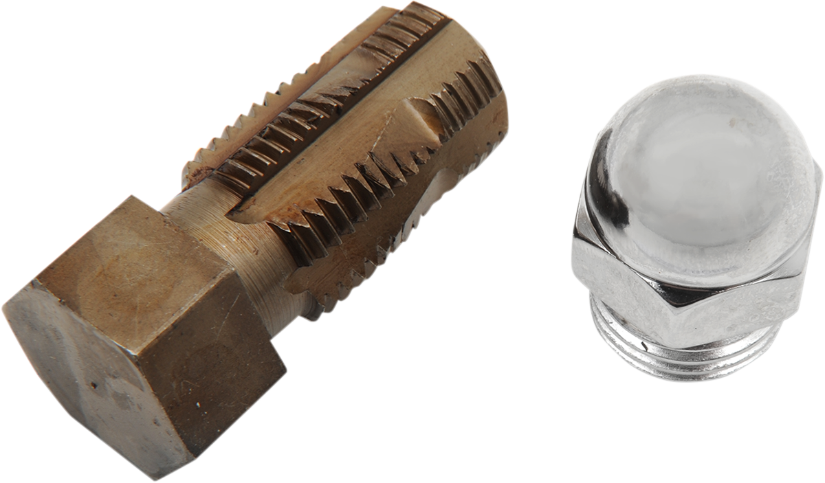 COLONY Timing Plug - Crankcase/Oil Tank with Special Tap - Acorn/Oversized - 11/16"-16 7500-2
