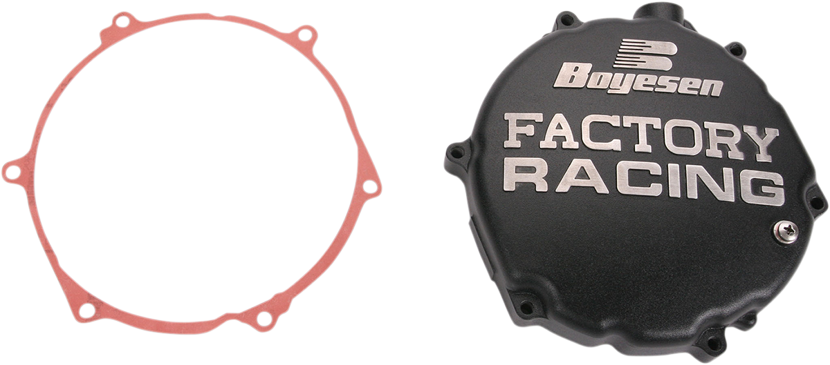 BOYESEN Clutch Cover - Black - Kawasaki CC-12CB