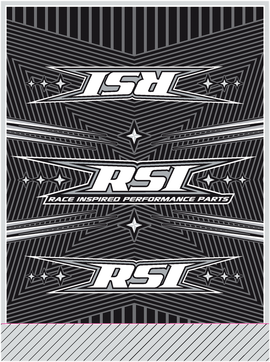 RACE SHOP INC. Round Handlebar Pad - Black BPR-B