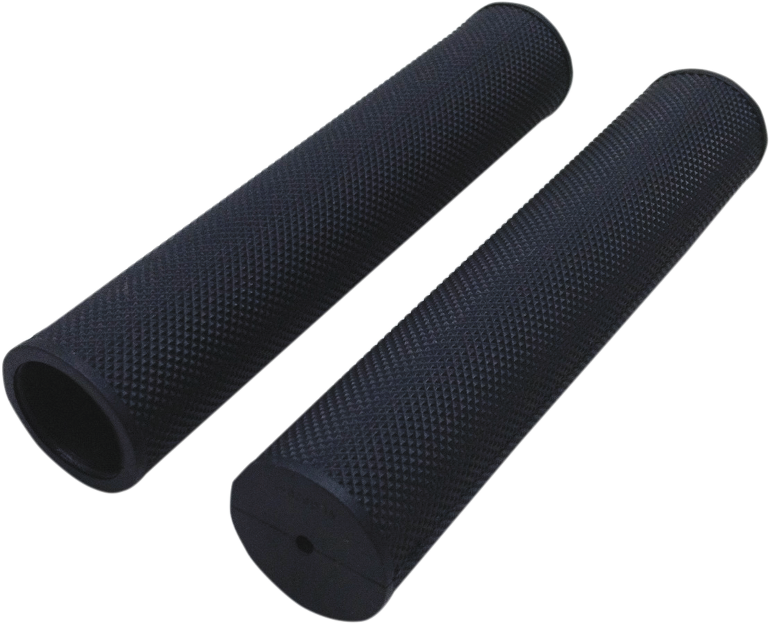 RACE SHOP INC. Black Rubber Grips - 5" - Black G-5