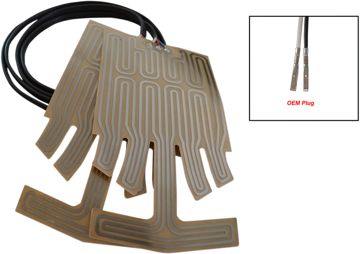 RACE SHOP INC. High Power Grip Heater Element Kit with OEM Connector - Extended - Gen 4 Ski Doo GH-20
