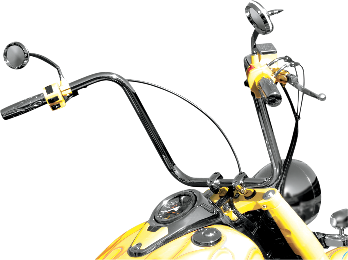 BARON 1-1/4" Kong Bar Handlebar - 16" - Chrome BA-7300-06