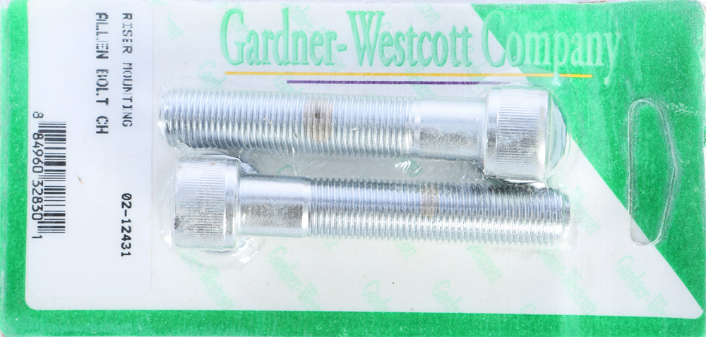 Riser Bolts Chrome Allen Head 1/2 20 X 2 3/4 Fine Thread