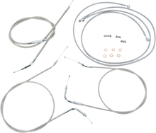 BARON Stainless Handlebar Cable/Line Kit - 18"-20" - '99-'03 Roadstar BA-8021KT-18