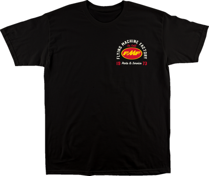 FMF Exhaust Supply T-Shirt - Black - Small FA24118902BLKSM