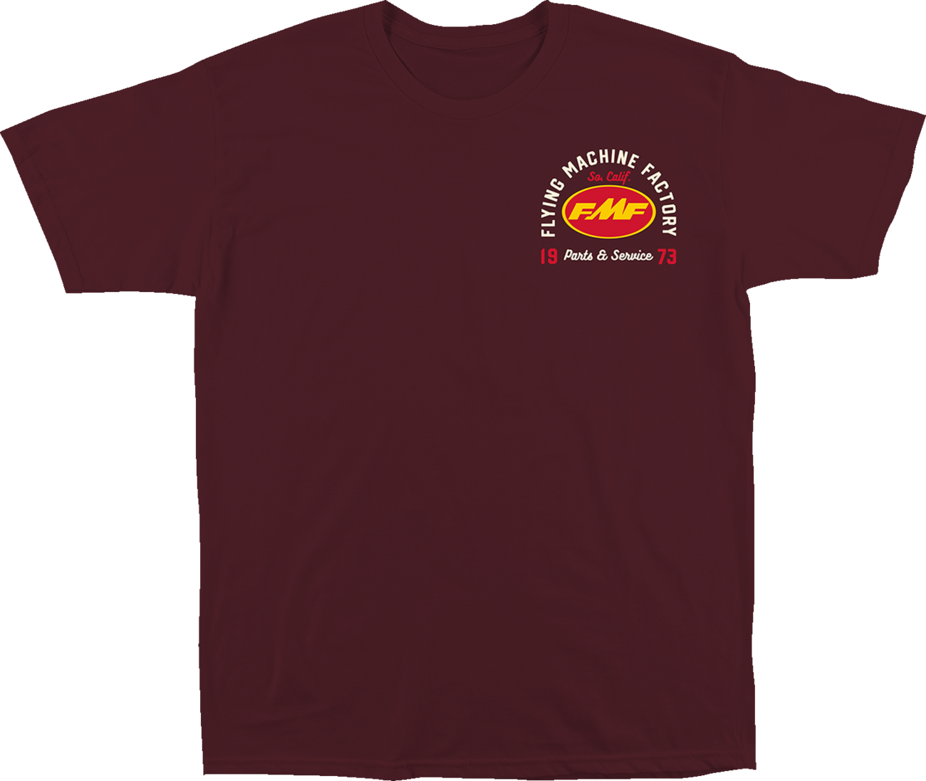 FMF Exhaust Supply T-Shirt - Maroon - Large FA24118902MRNLG