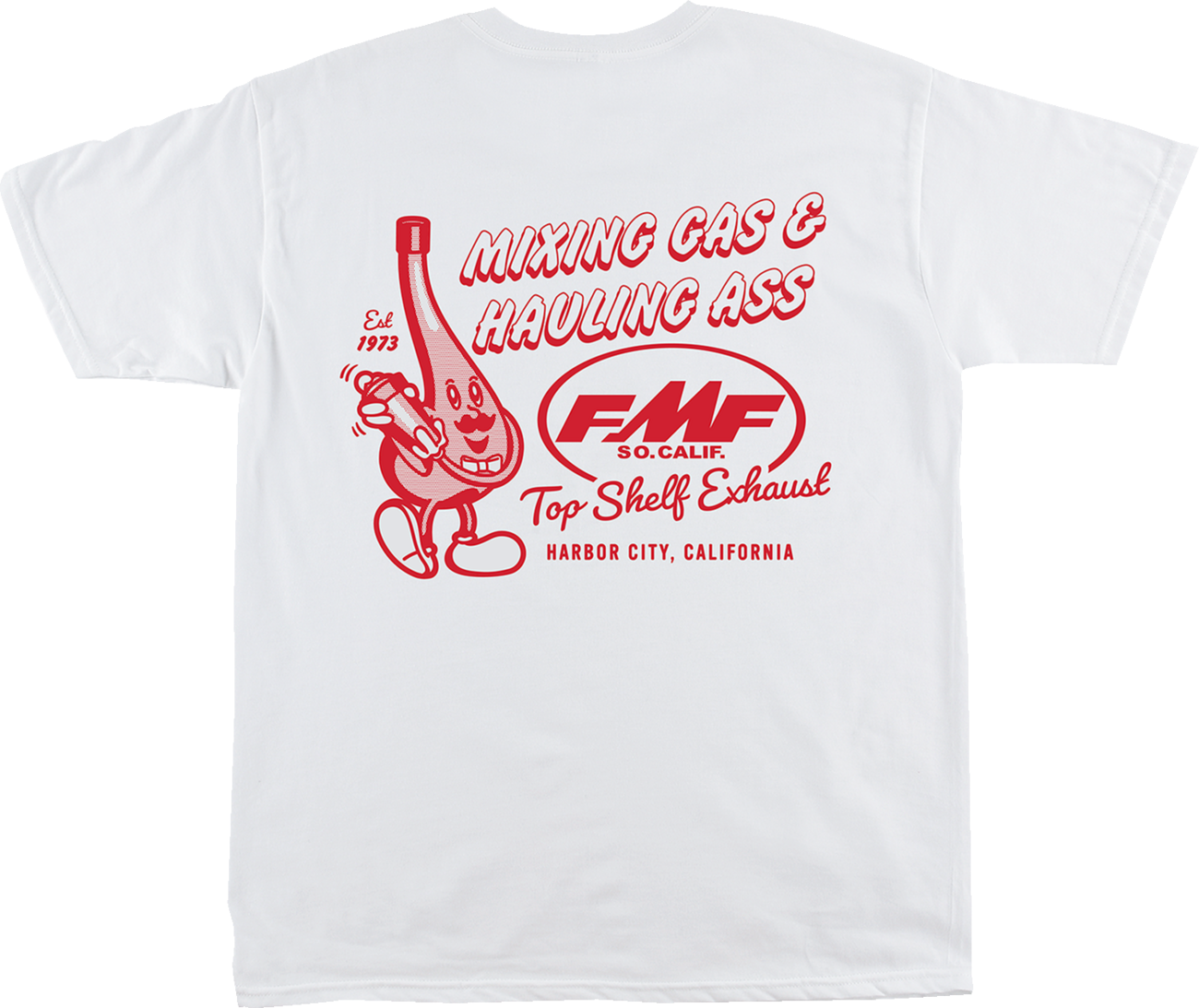 FMF Top Shelf T-Shirt - White - Large FA24118905WHTLG