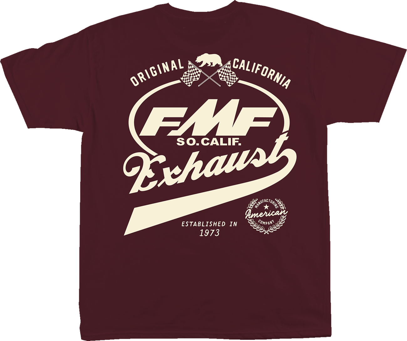 FMF Fuel T-Shirt - Maroon - Small FA24118912MRNSM
