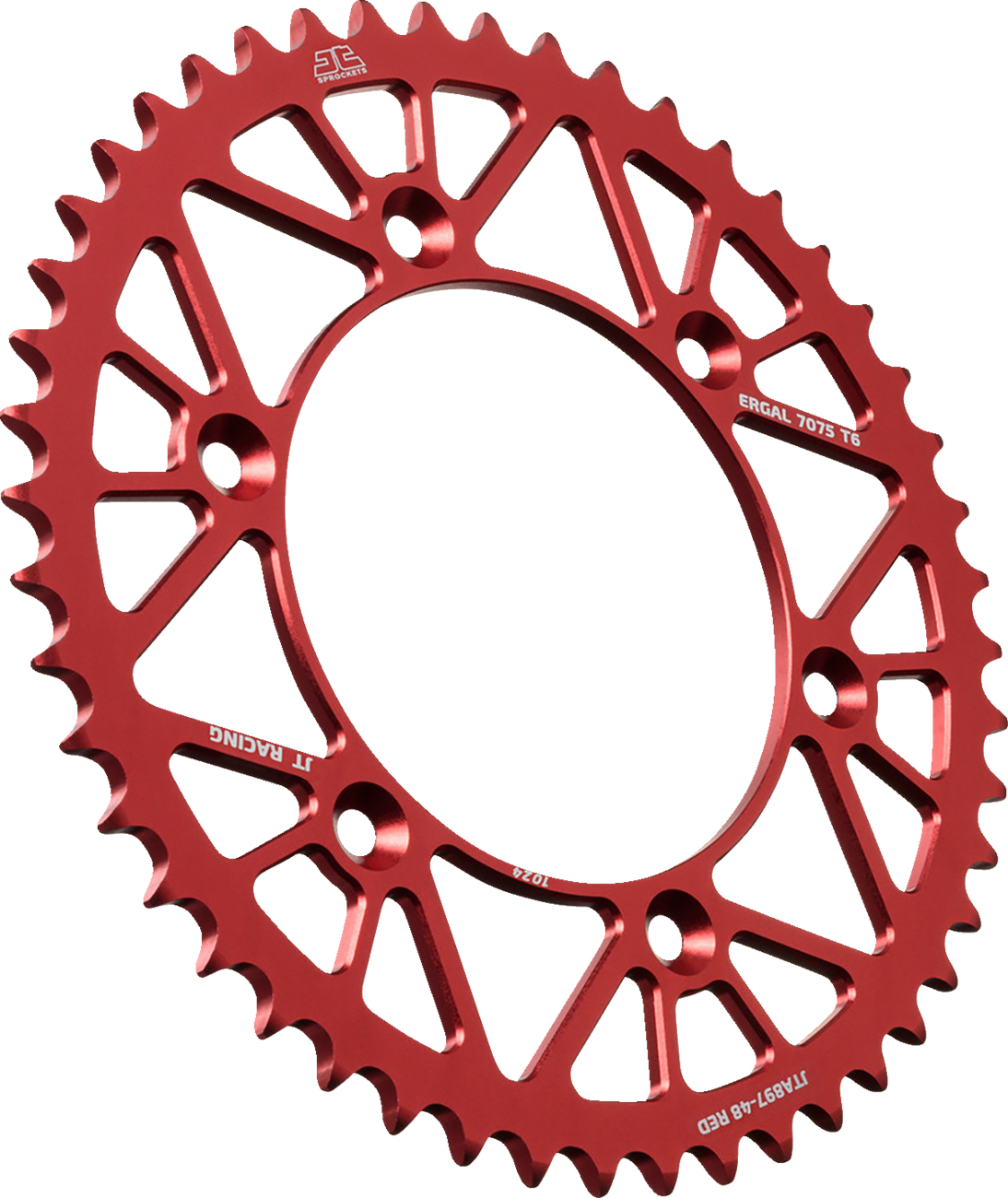 JT SPROCKETS Rear Sprocket - Aluminum - 48 Tooth - Red - Gas Gas/Husqvarna/Husaberg/KTM JTA897.48RED