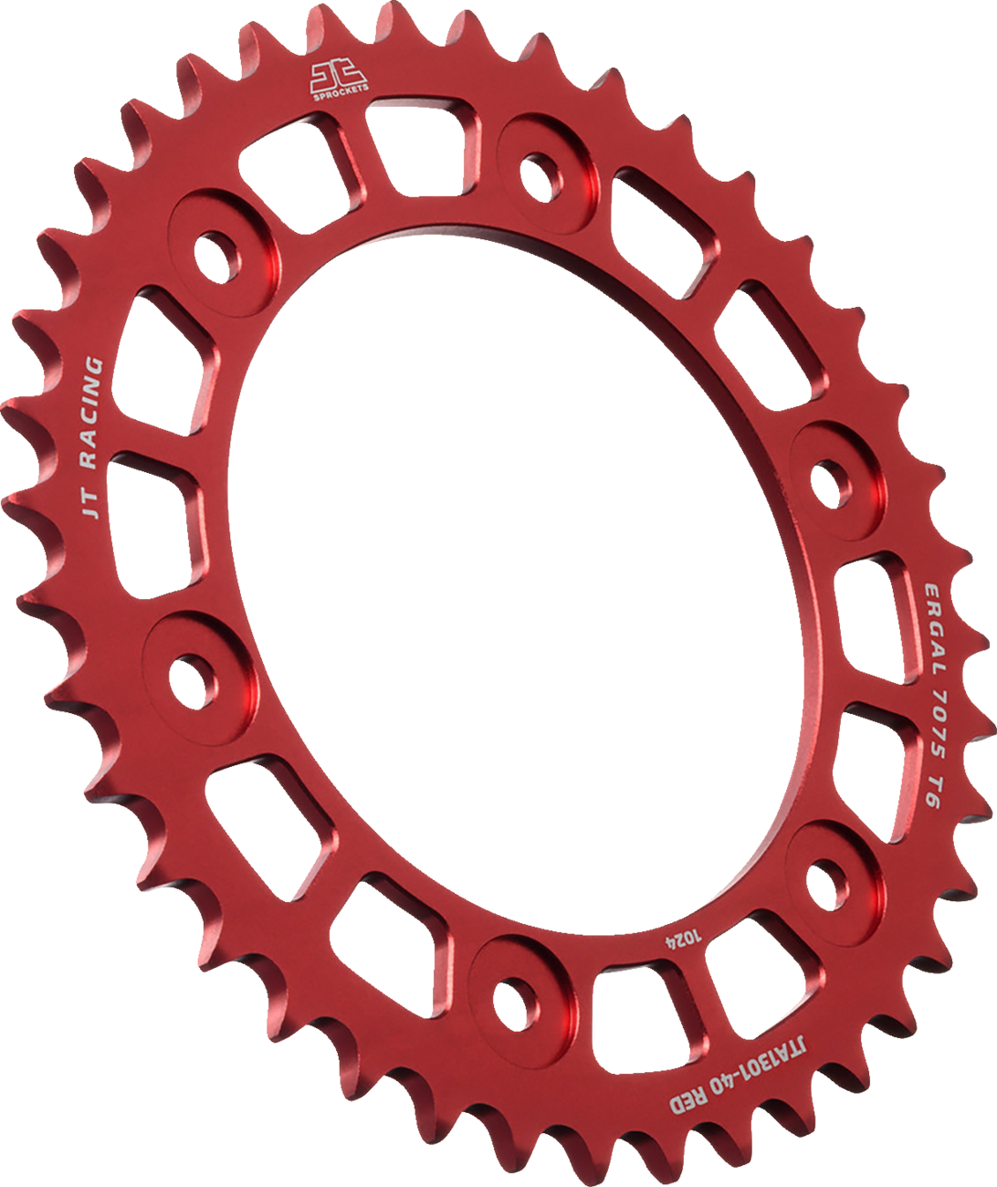 JT SPROCKETS Rear Sprocket - Aluminum - 40 Tooth - Red - CRF 300 JTA1301.40RED