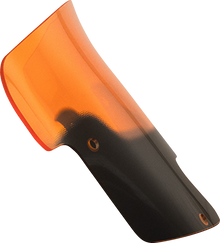 KLOCK WERKS Kolor Flare™ Windshield - 8" - Orange - Indian KWW-04-0628
