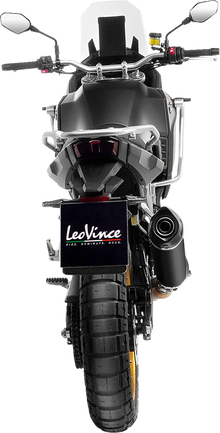 LEOVINCE LV One Slip-On Muffler - Black Stainless Steel 14451EBU