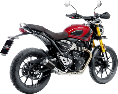 LEOVINCE LV-10 Slip-On Muffler - Black Stainless Steel - Scrambler/Speed 400 15268BU