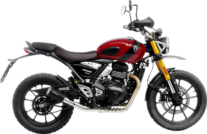 LEOVINCE LV-10 Slip-On Muffler - Black Stainless Steel - Scrambler/Speed 400 15268BU