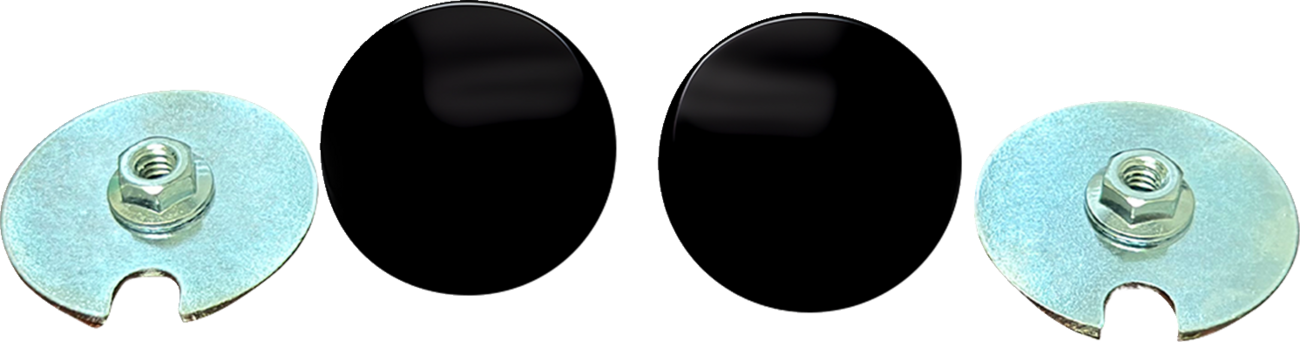 LA CHOPPERS Fairing Mirror Removal Plug - Matte Black LA-9001-02M