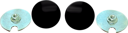 LA CHOPPERS Fairing Mirror Removal Plug - Matte Black LA-9001-02M