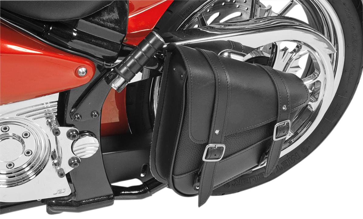 WILLIE & MAX LUGGAGE Blackjack Swingarm Bag - Triangulated - Black 59776-00