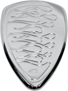 BARON Replacement BAK Air Cleaner Cover - Flame - Chrome BA-2800-03