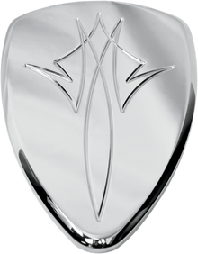 BARON Replacement BAK Air Cleaner Cover - Pinstripe - Chrome BA-2800-13