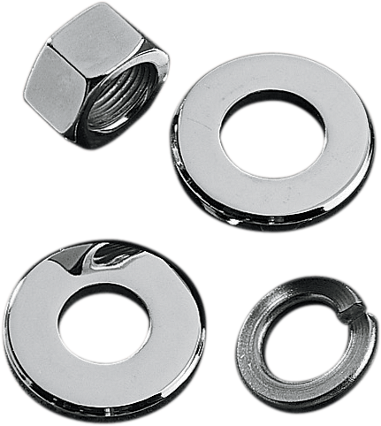 COLONY Axle Nut with Washers - Rear - '73-'84 Harley-Davidson 8715-4