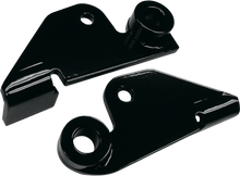 BARON Shock Drop Bracket Lowering Kit - Rear - Lowers 1.50" - Black BA-7500-67