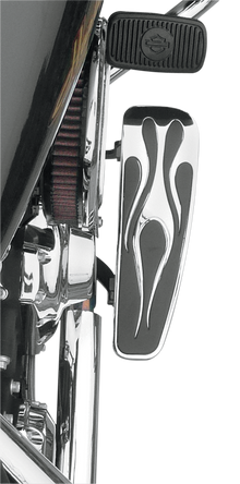 BARON Universal Rider Floorboards - Long - Flame BA-7002-03